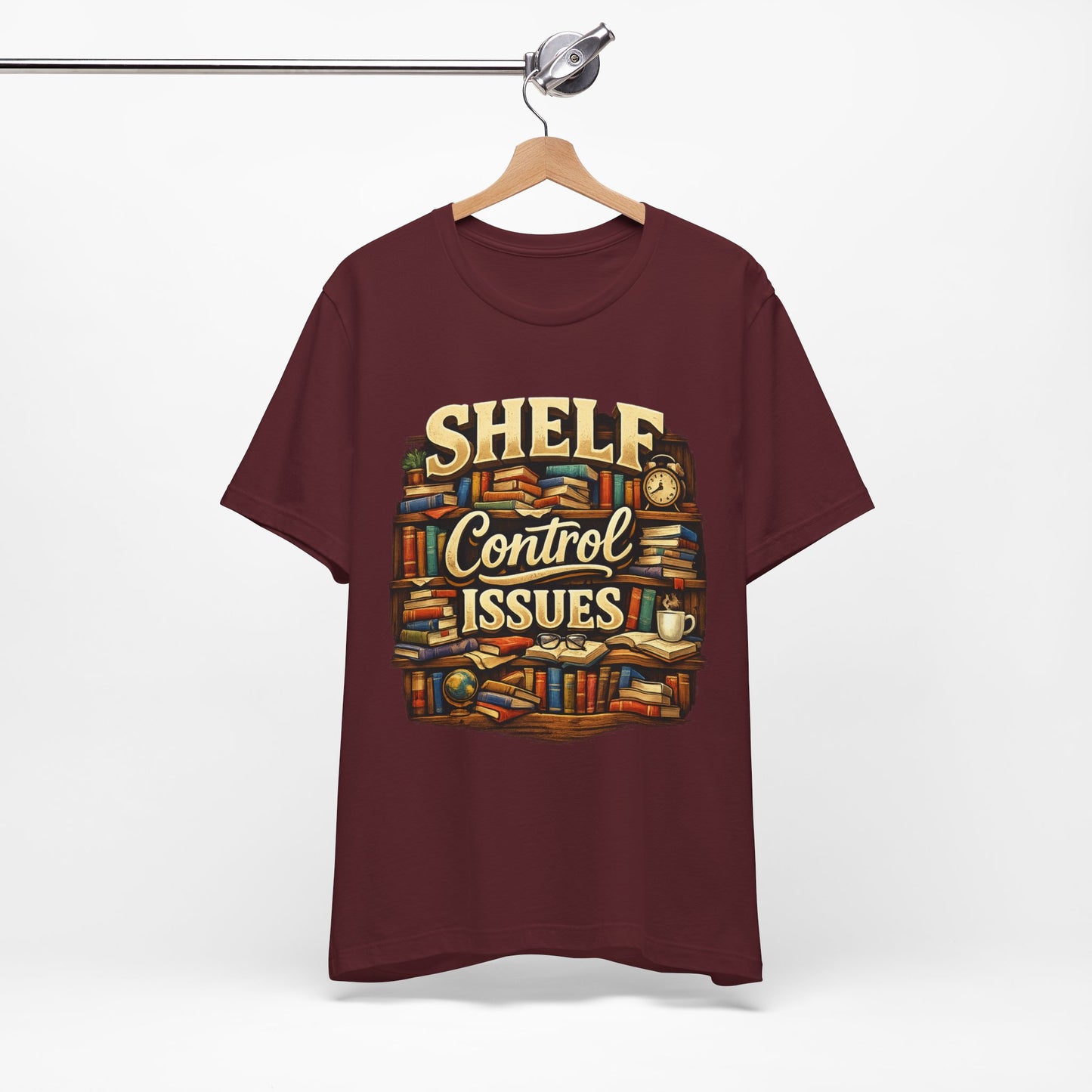 Shelf Control Issues T-Shirt — Funny Booklover Graphic Tee
