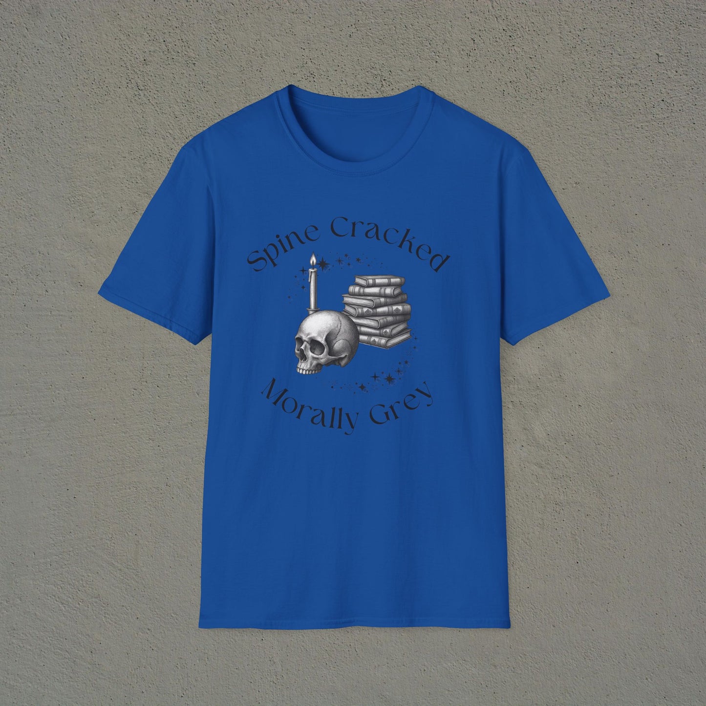 Spine Cracked, Morally Grey Graphic Tee