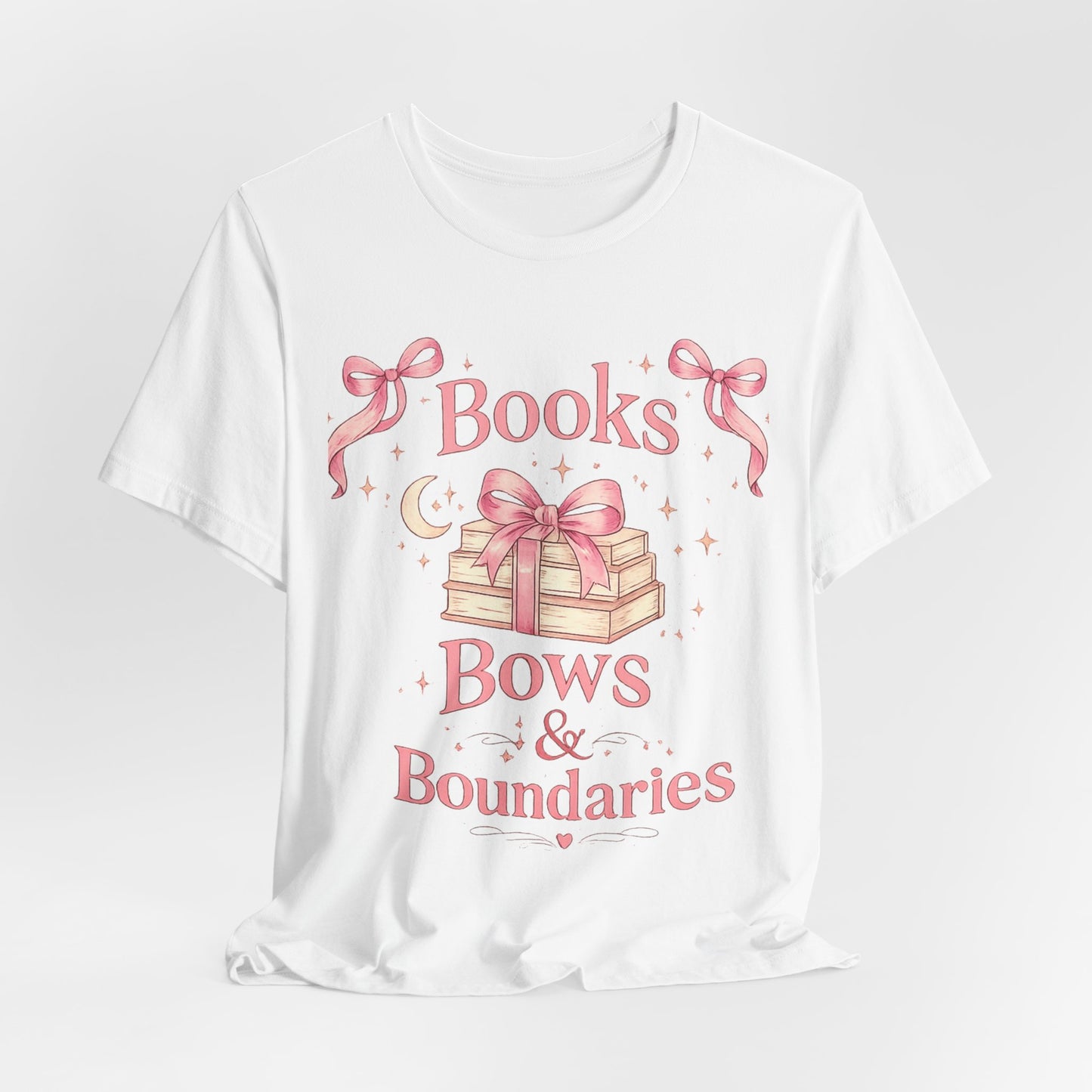 Books Bows & Boundaries Tee