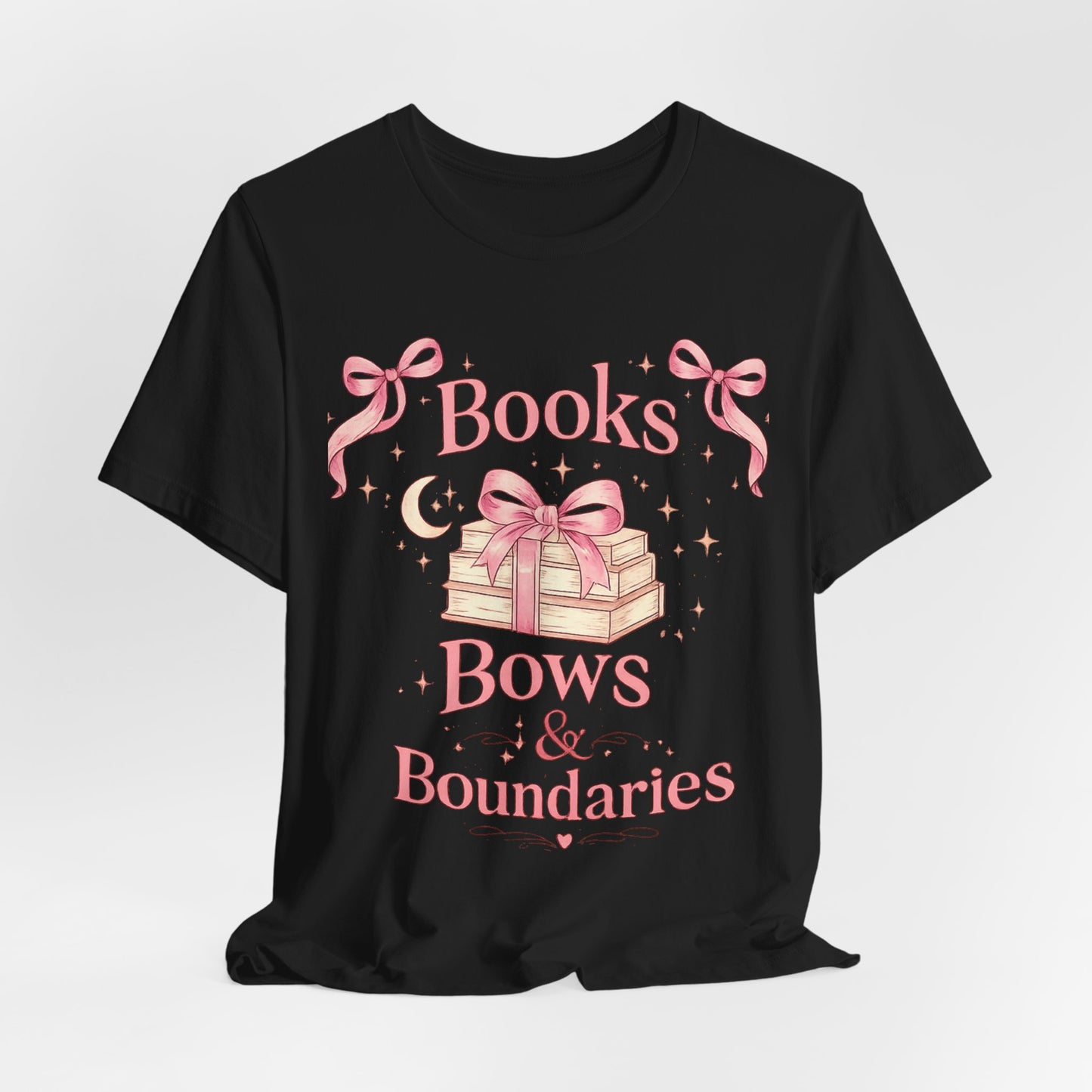 Books Bows & Boundaries Tee