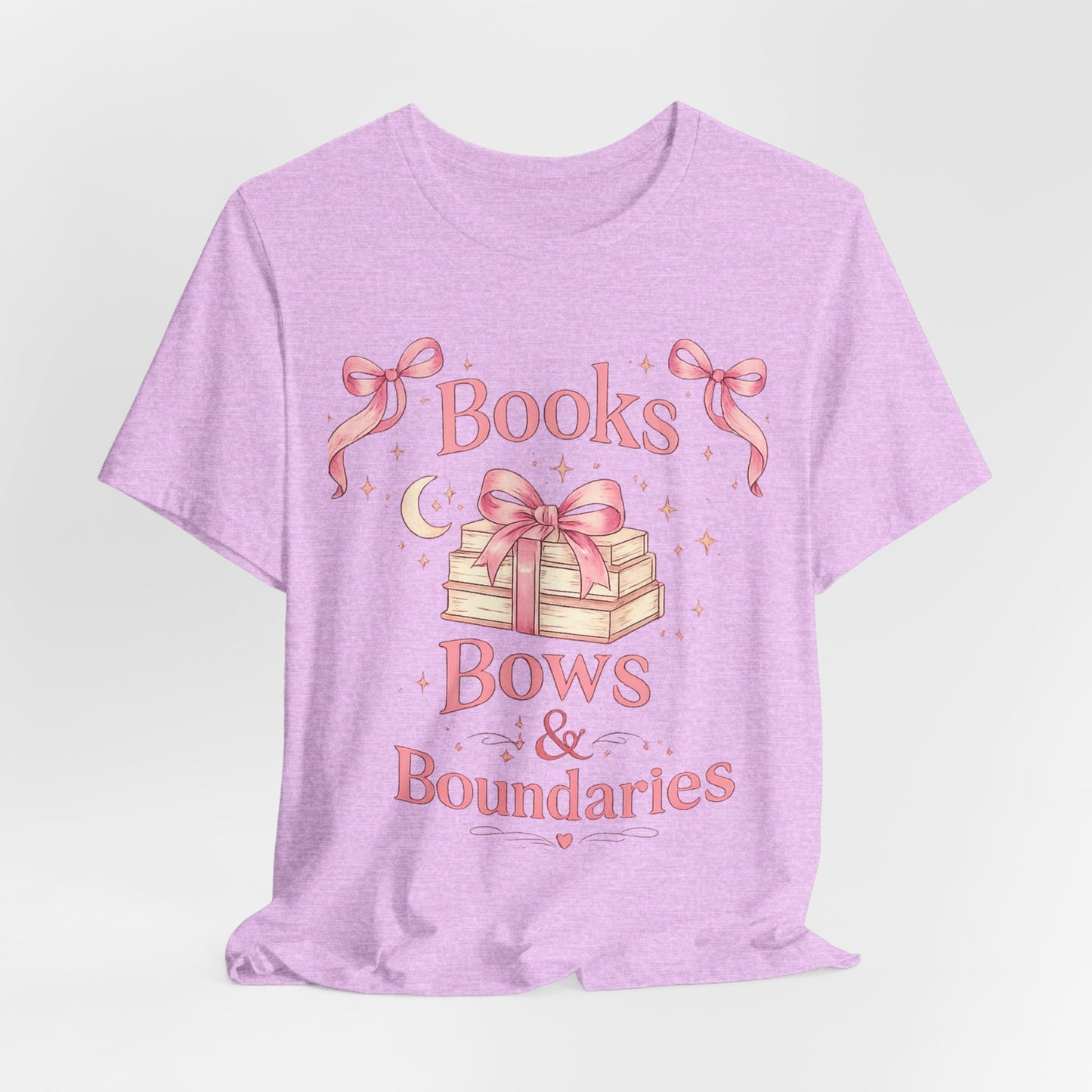 Books Bows & Boundaries Tee