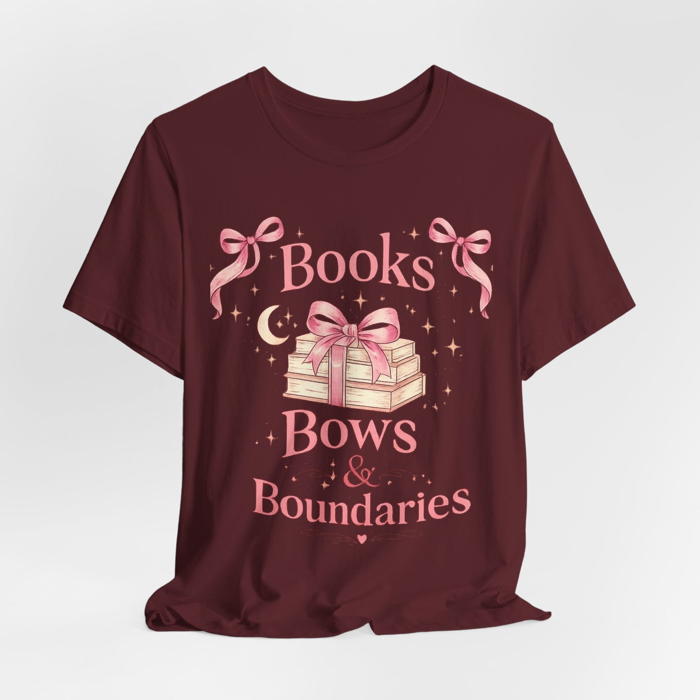 Books Bows & Boundaries Tee