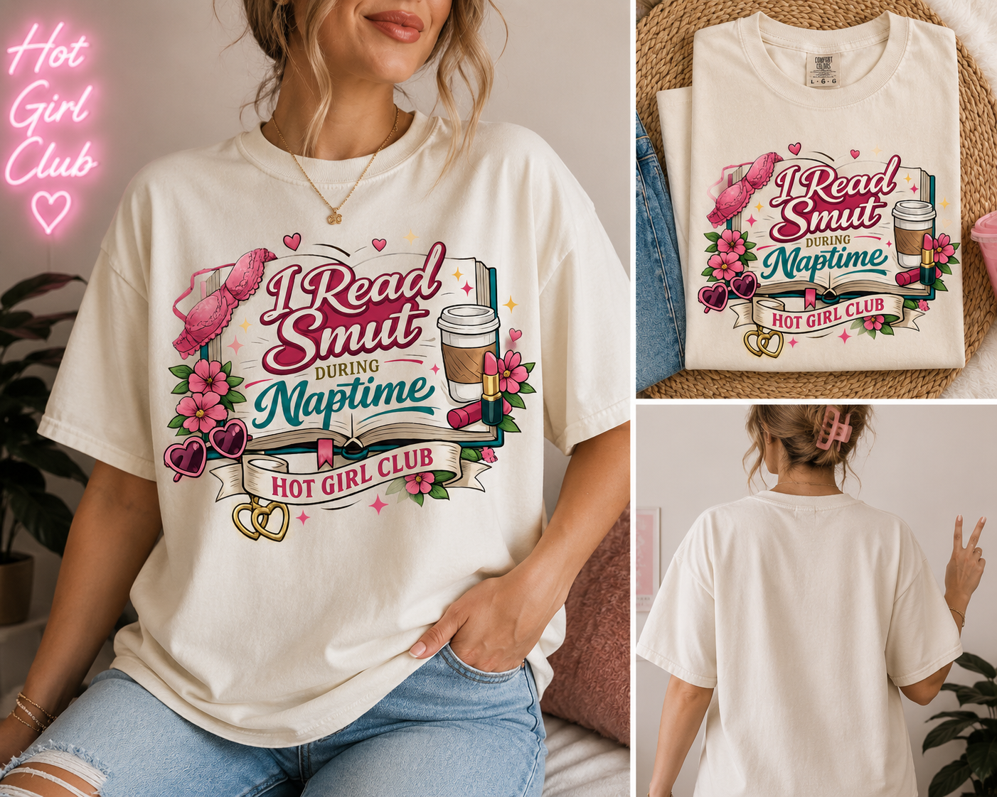 I Read Smut During Naptime T‑Shirt