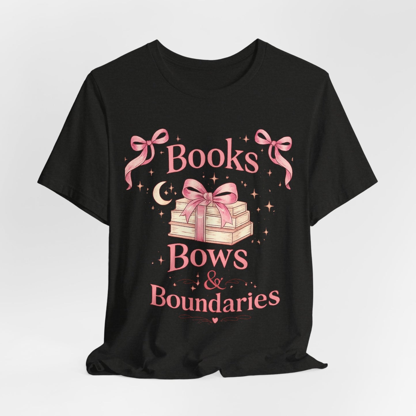 Books Bows & Boundaries Tee