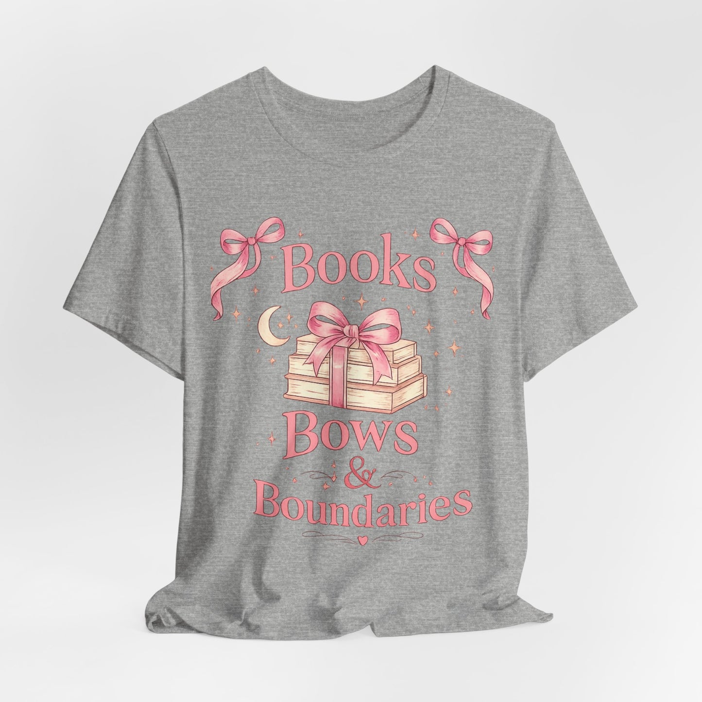 Books Bows & Boundaries Tee